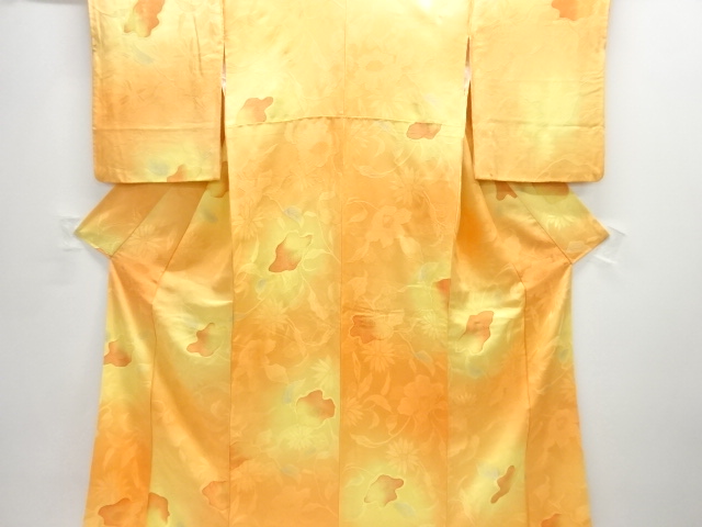JAPANESE KIMONO / FLOWER PATTERN KOMON